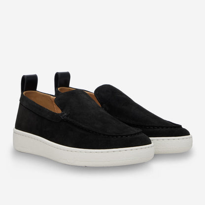 Lanvin Cruiser Suede Moccasins
