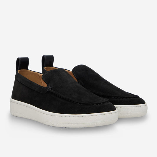 Lanvin Cruiser Suede Moccasins