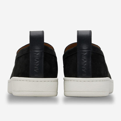 Lanvin Cruiser Suede Moccasins