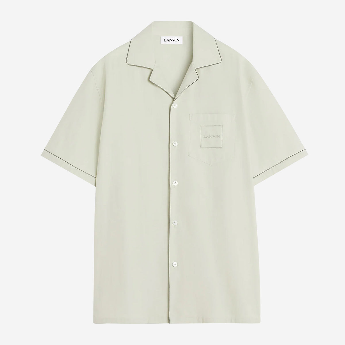 Lanvin Fluid Cotton Bowling Shirt