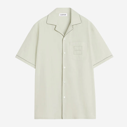 Lanvin Fluid Cotton Bowling Shirt