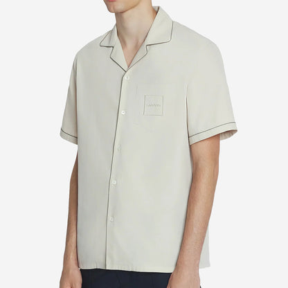 Lanvin Fluid Cotton Bowling Shirt
