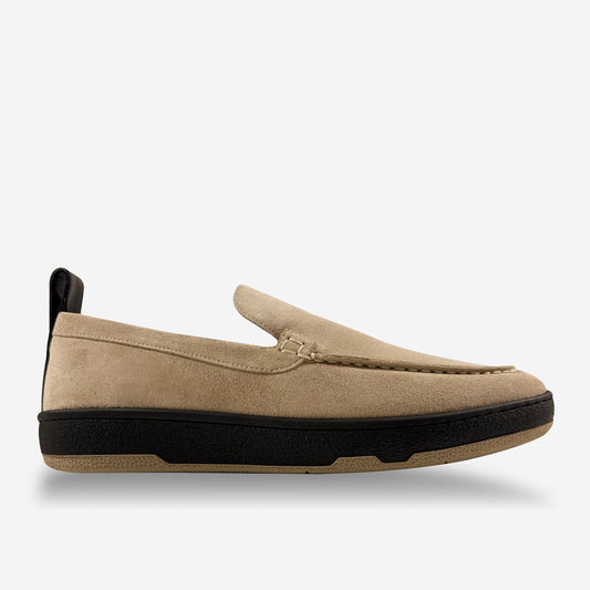Lanvin Cruiser Suede Moccasins