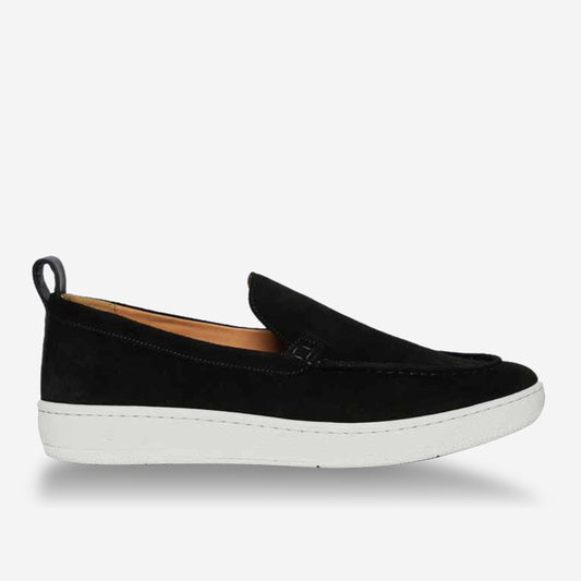 Lanvin Cruiser Suede Moccasins