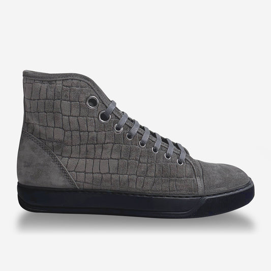 Lanvin DBB1 High-Top Croc Sneakers