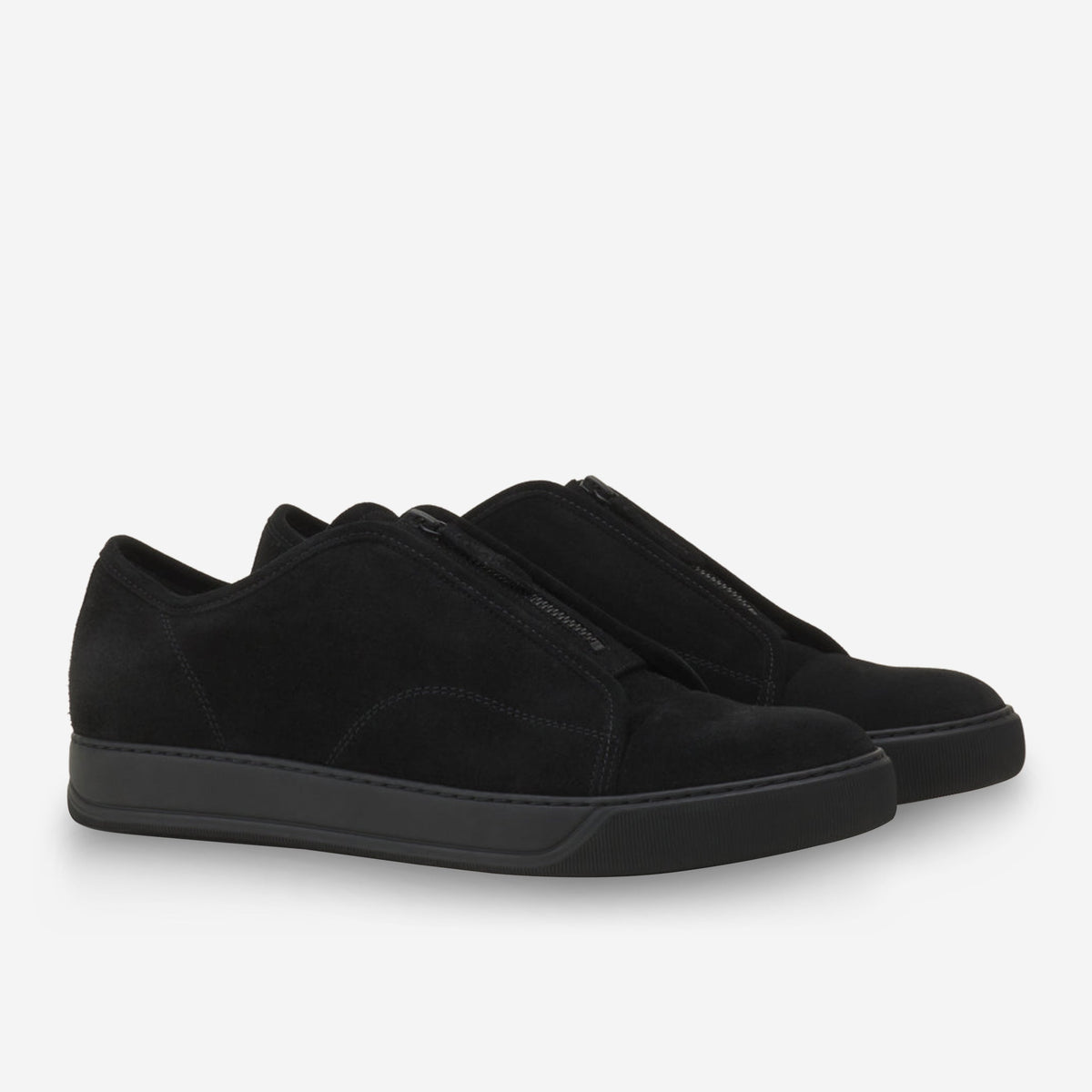 Lanvin DBB1 Suede Zip Sneakers