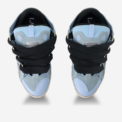 Lanvin Blue Curb Canvas Sneakers