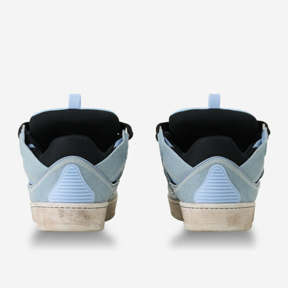 Lanvin Blue Curb Canvas Sneakers
