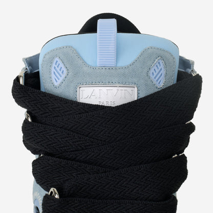Lanvin Blue Curb Canvas Sneakers