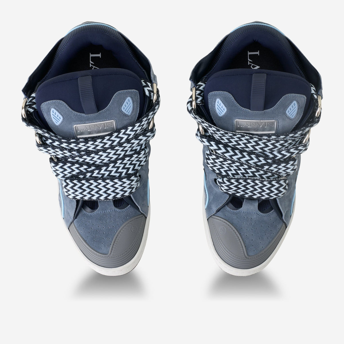 Lanvin Curb Leather Sneakers