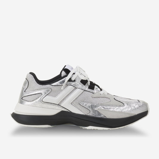 Lanvin Crinkled Metallic Leather JLA Sneakers