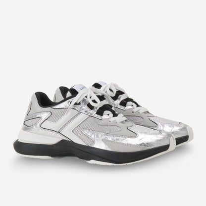 Lanvin Crinkled Metallic Leather JLA Sneakers