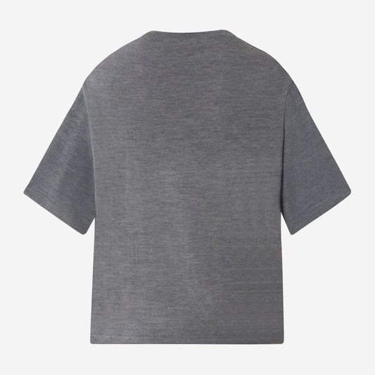 Lanvin Bi Colour Wool Knit T-Shirt