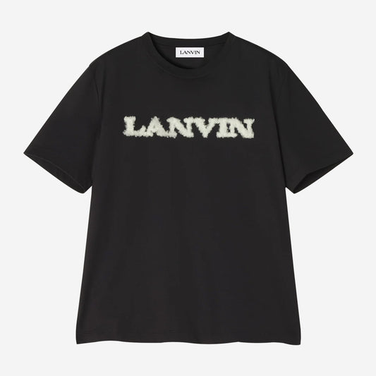 Lanvin Shearling Detail T-Shirt