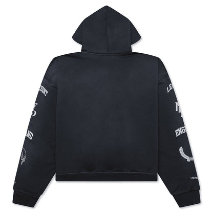 Legacy Crest Hoodie - Stained Black
