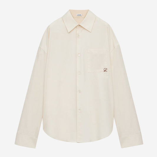 Loewe Embroidered Anagram Pocket Shirt