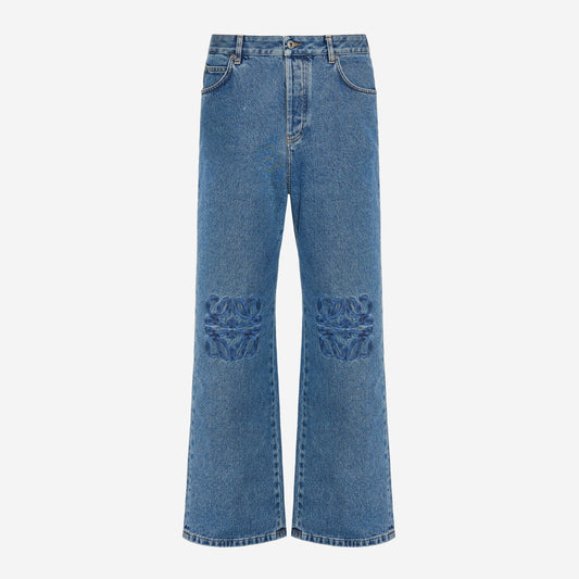 Loewe Anagram Baggy Denim Jeans