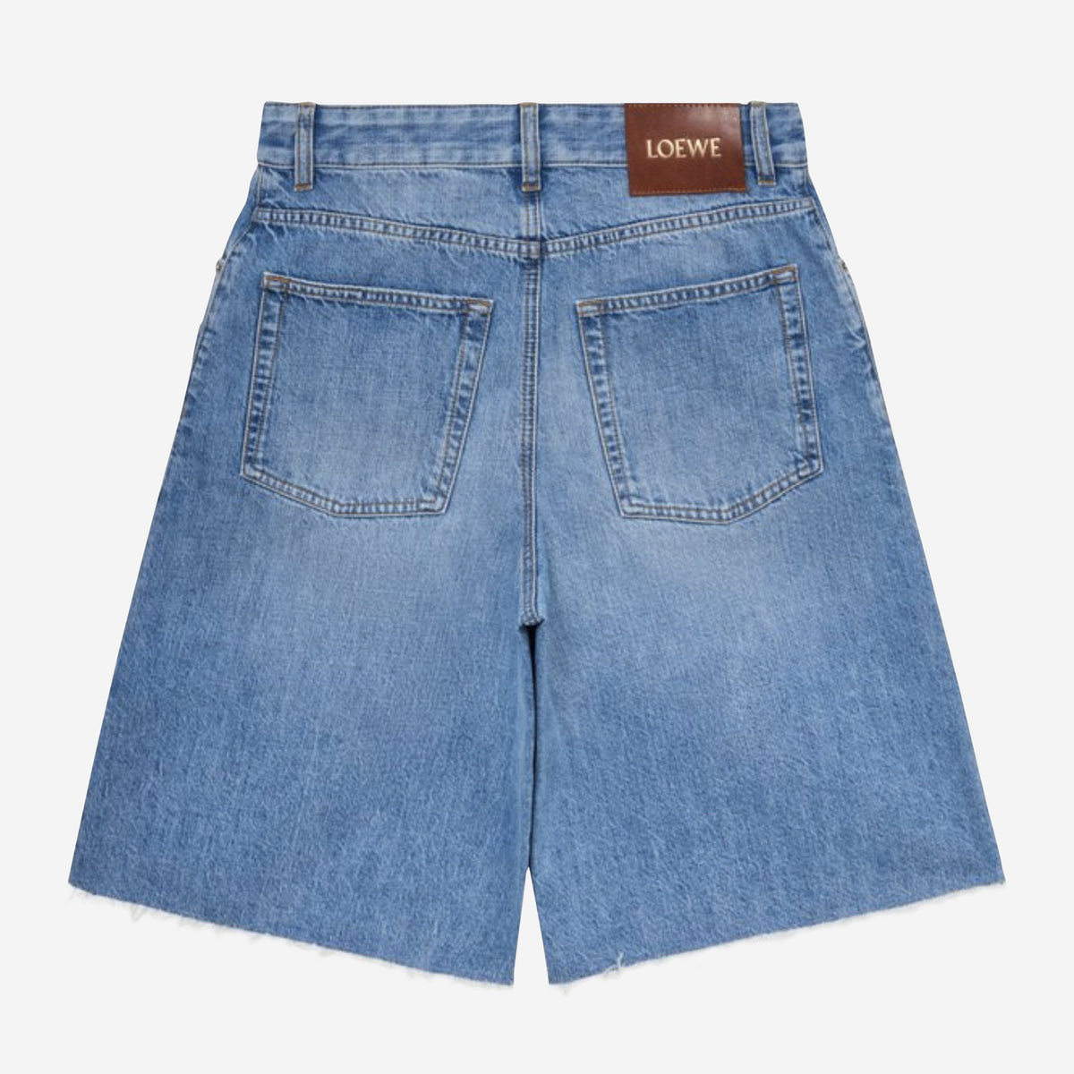 Loewe Anagram Denim Shorts