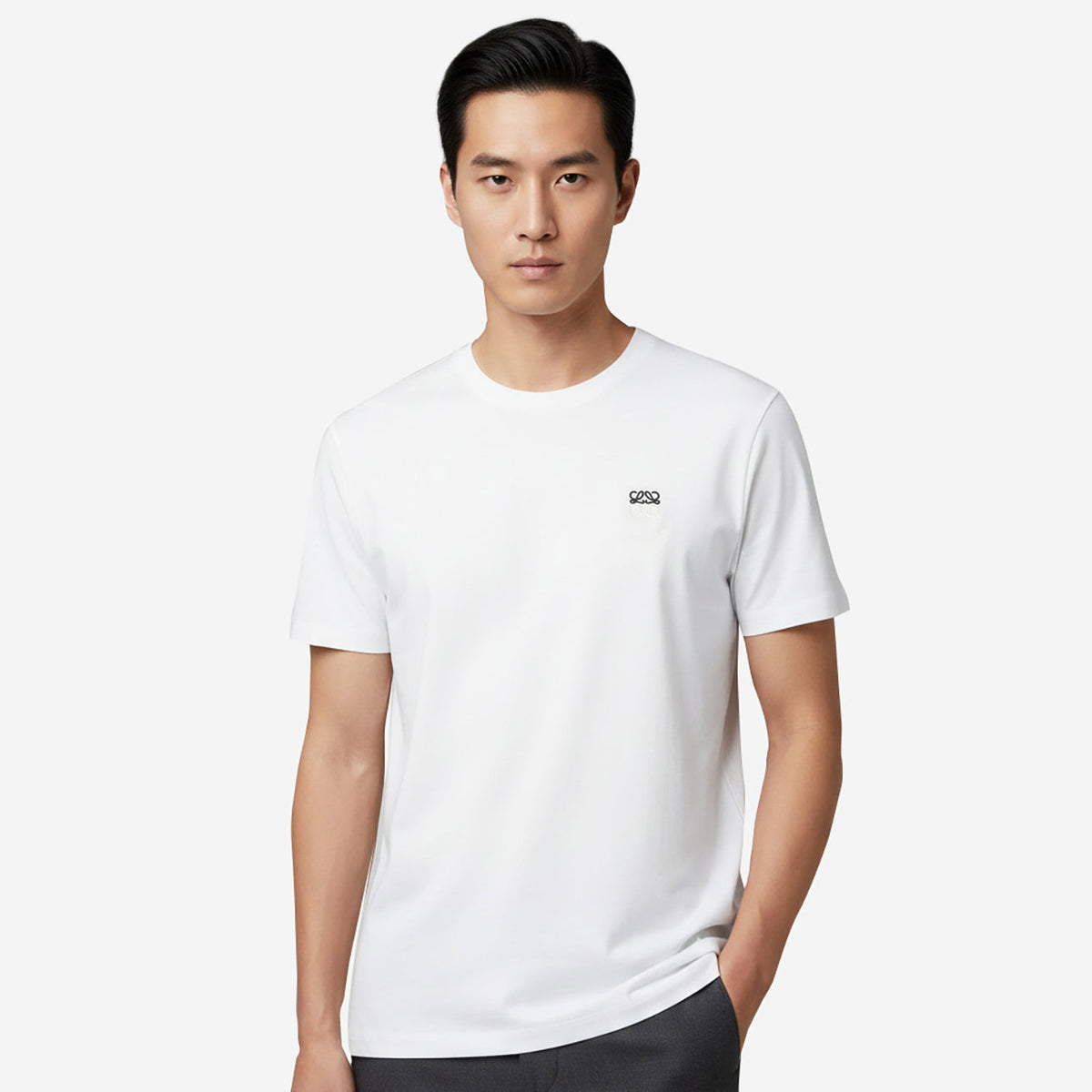Loewe Anagram Embroidery Regular Fit T-Shirt