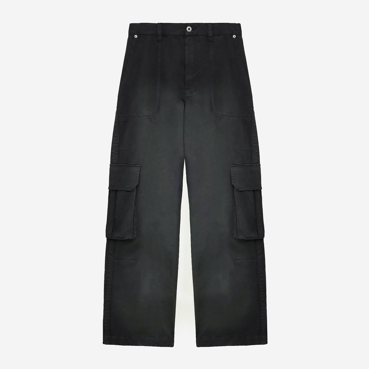 Loewe Cargo Distressed Cotton Trousers