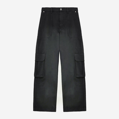 Loewe Cargo Distressed Cotton Trousers