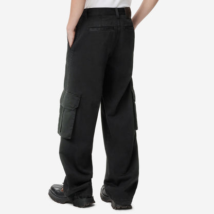 Loewe Cargo Distressed Cotton Trousers