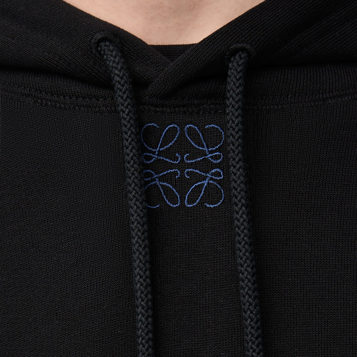 Loewe Anagram Embroidery Cotton Hoodie