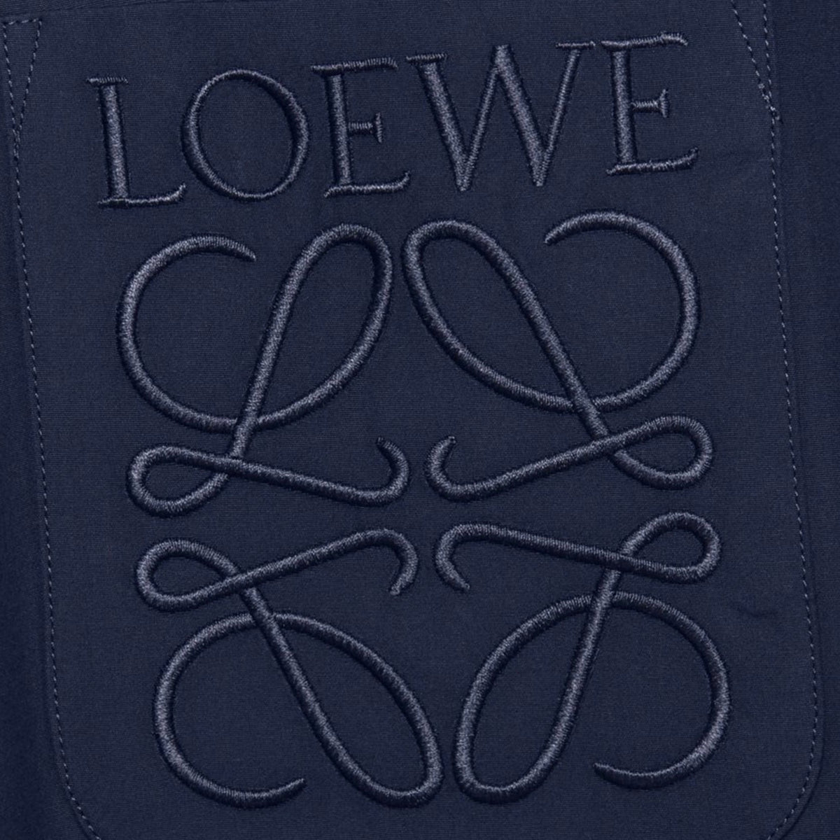 Loewe Anagram Pocket Lightweight Cotton Shirt