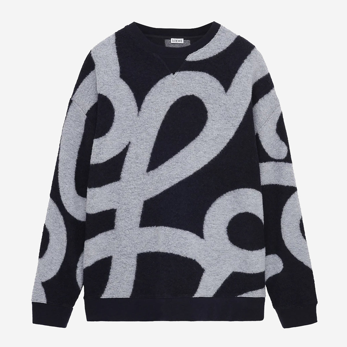 Loewe Anagram Wool And Cotton Sweatshirt