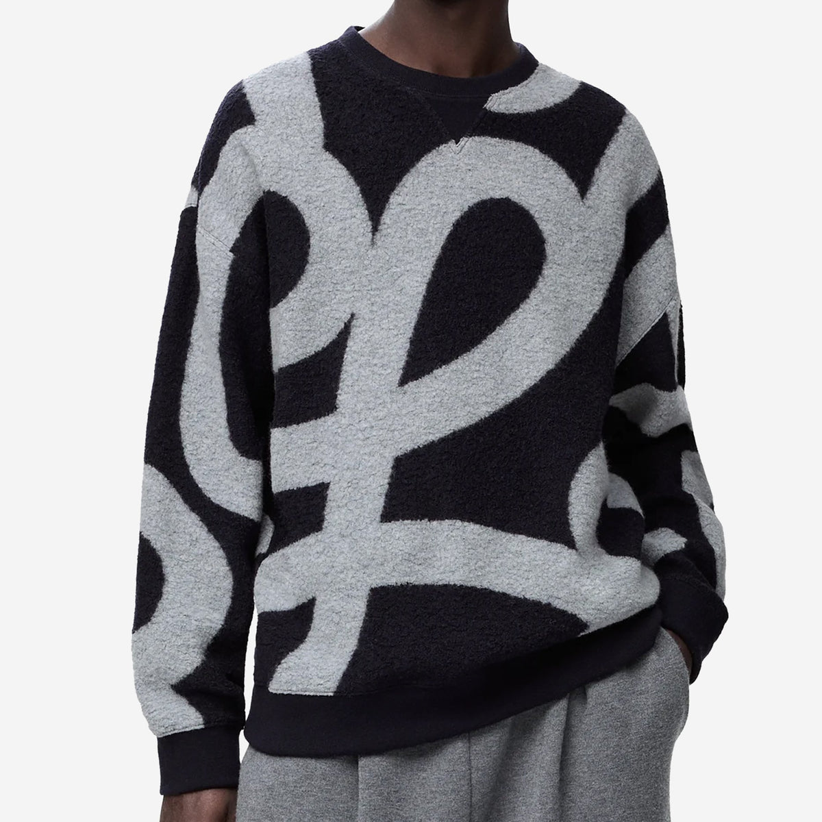 Loewe Anagram Wool And Cotton Sweatshirt