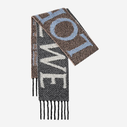 Loewe Alpaca And Wool Blend Scarf