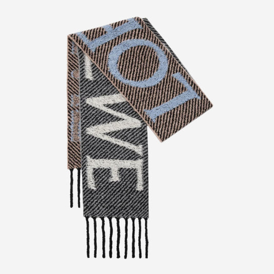 Loewe Alpaca And Wool Blend Scarf