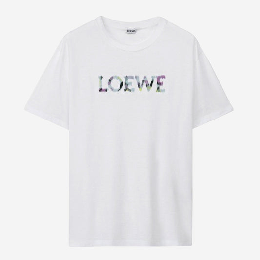Loewe Relaxed Fit Logo Embroidery T-Shirt