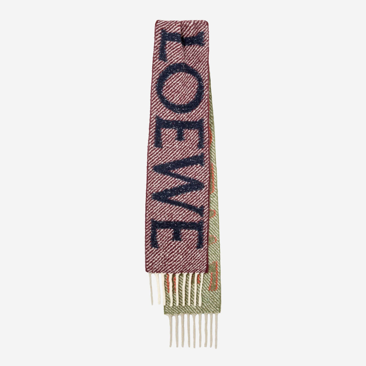 Loewe Alpaca And Wool Blend Scarf