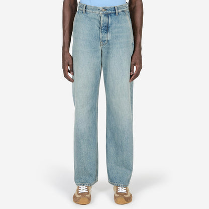Loewe Washed Denim Patch Jeans
