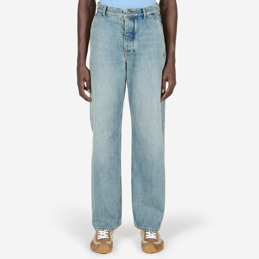 Loewe Washed Denim Patch Jeans