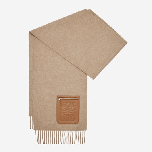 Loewe Anagram Patch Pocket Scarf