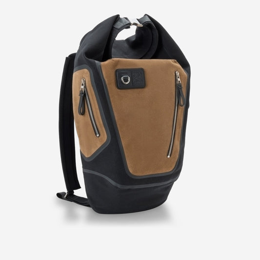 Loewe Canvas And Suede Flex Roll-Top Backpack