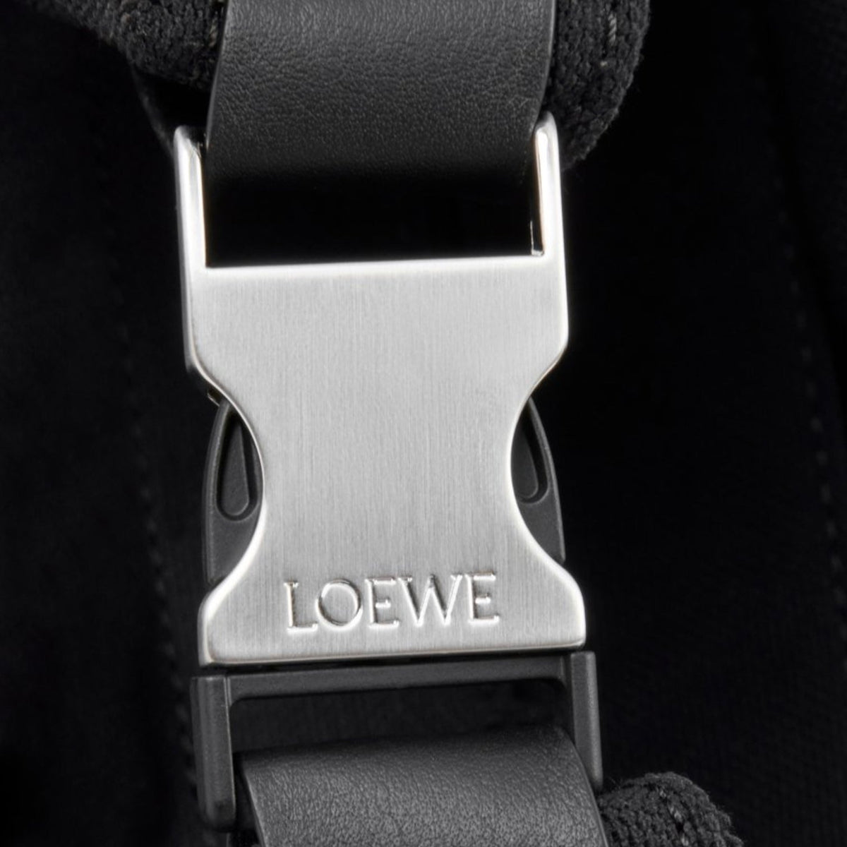 Loewe Canvas And Suede Flex Roll-Top Backpack