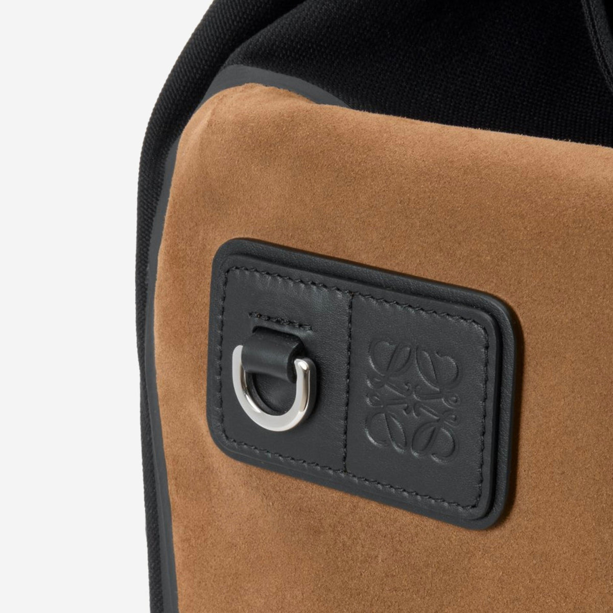 Loewe Canvas And Suede Flex Roll-Top Backpack