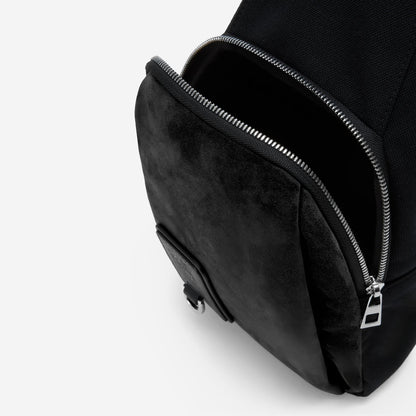 Loewe Canvas And Suede Flex Sling Bag