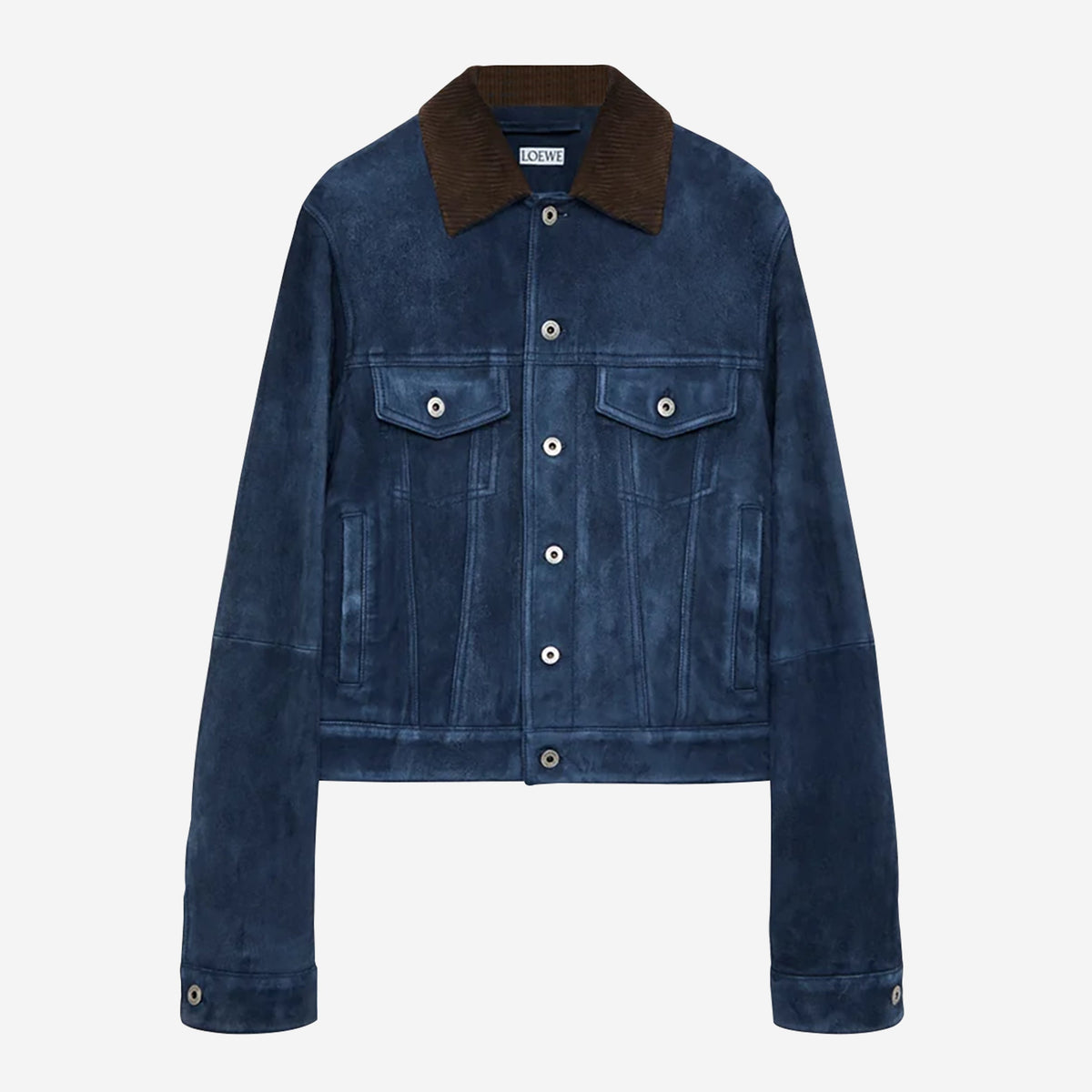 Loewe Suede Goat Skin Trucker Jacket