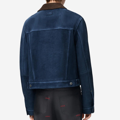 Loewe Suede Goat Skin Trucker Jacket