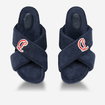 Christian Louboutin Bizzu Sponge Cotton Mules
