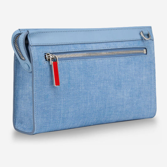 Christian Louboutin Calf Leather And Canva Funky Crossbody Bag