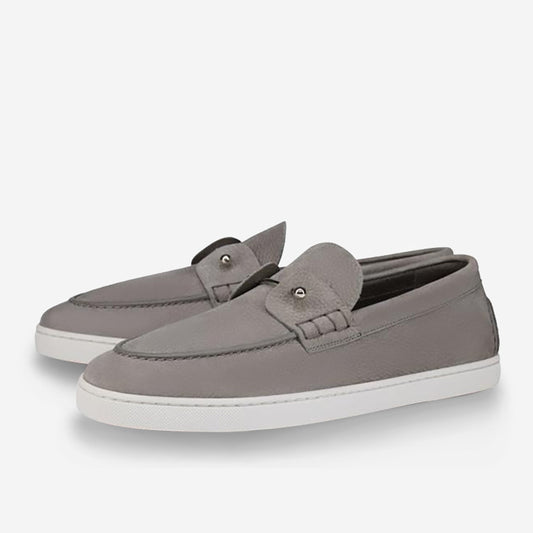 Christian Louboutin Phantom Grey Chambeliboat Boat Shoe