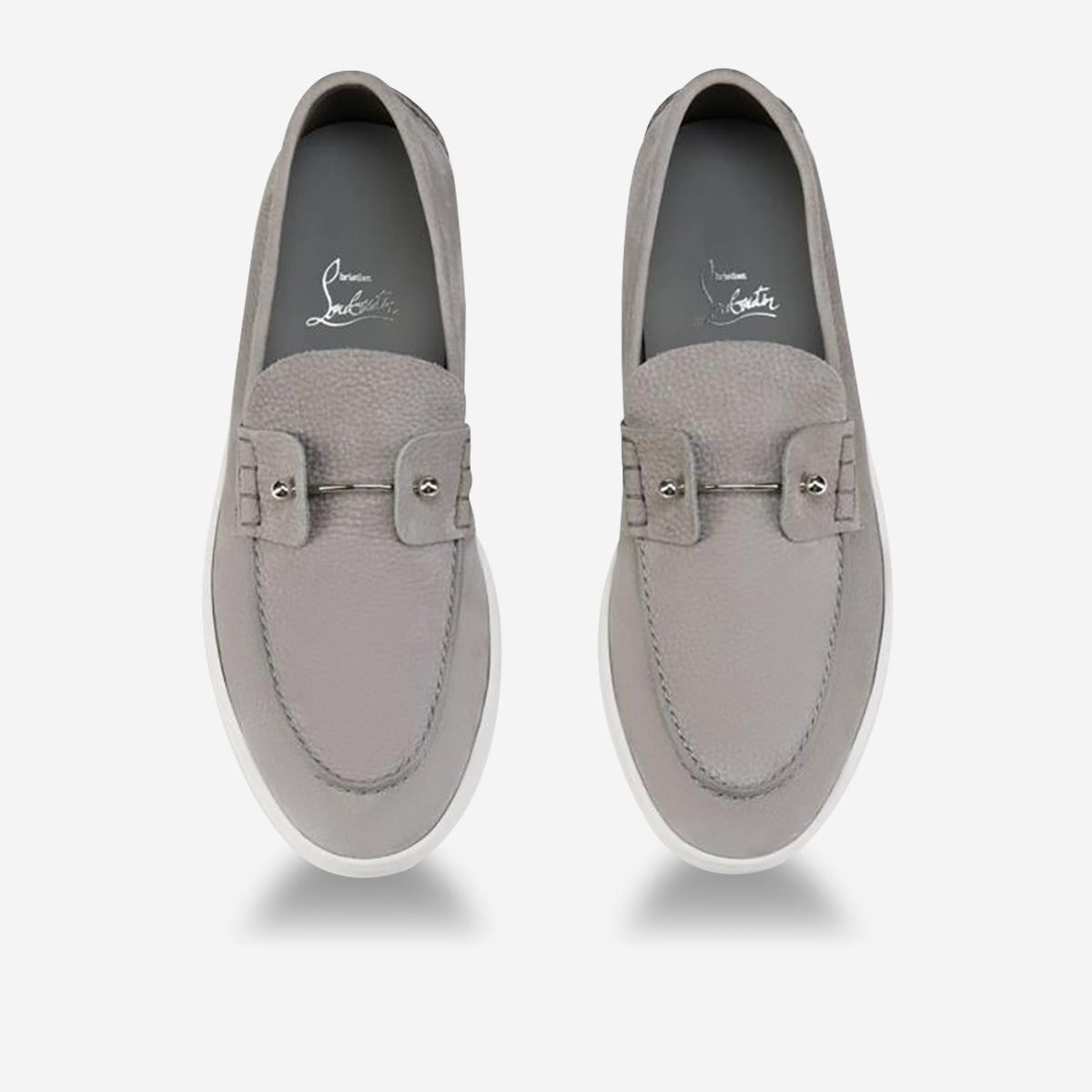 Christian Louboutin Phantom Grey Chambeliboat Boat Shoe