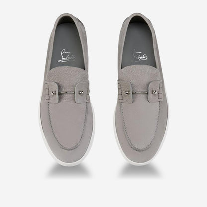 Christian Louboutin Phantom Grey Chambeliboat Boat Shoe