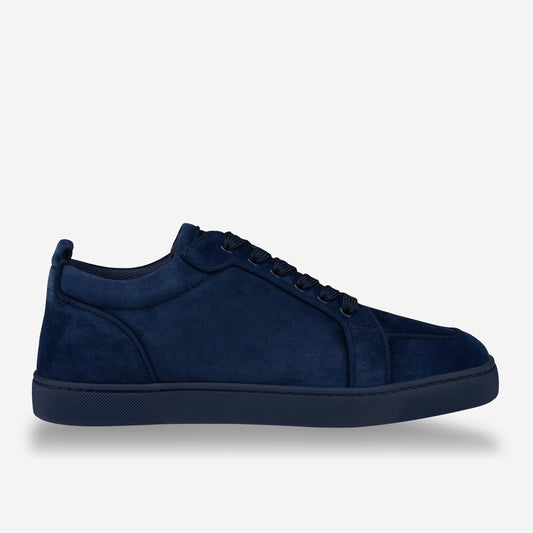 Christian Louboutin Rantulow Veau Velours Zaffiro Sneakers