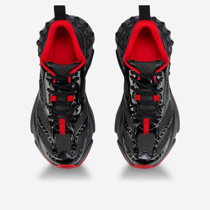Christian Louboutin So Flo Laminated Calf Leather Sneaker